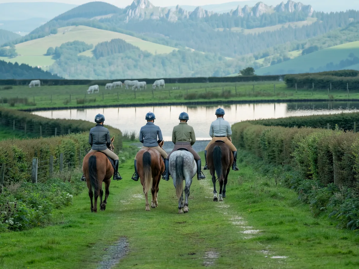 Balade à cheval en Isère, autour de Hières-sur-Amby