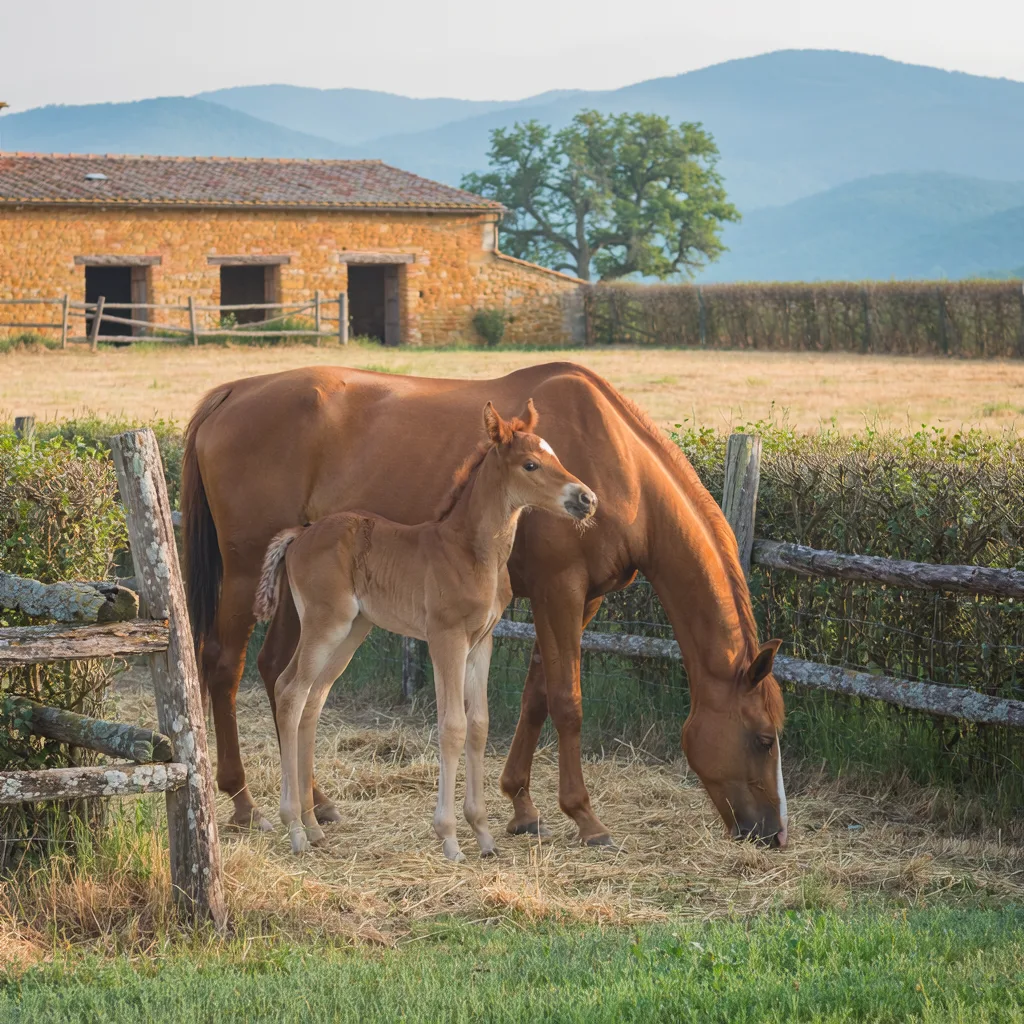 Élevage de chevaux, Les Prairies de Larina, Hières-sur-Amby