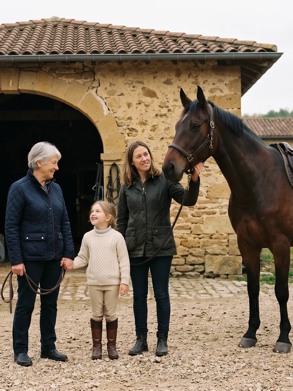 L'équipe, Les Prairies de Larina, centre équestre à Hières-sur-Amby